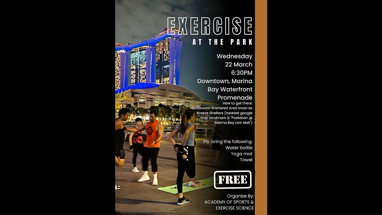 HIIT @Promotory Marina Bay Singapore March 22,2023