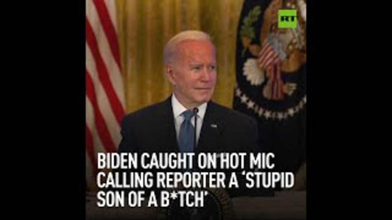 Biden Calls Reporter ‘a Stupid Son of a B***h’ on Hot Mic