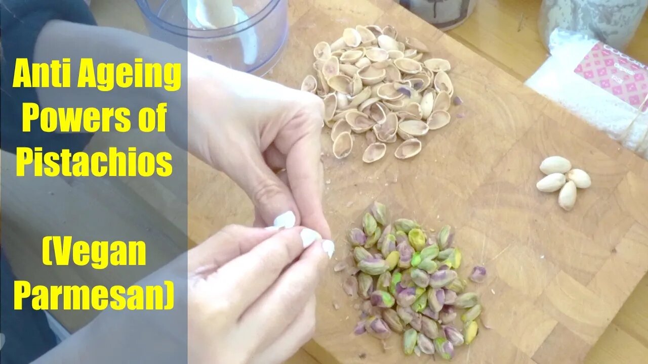 Miraculous Pistachios! Powerfully Anti Ageing [only 1 ingredient] Umami Vegan Parmesan