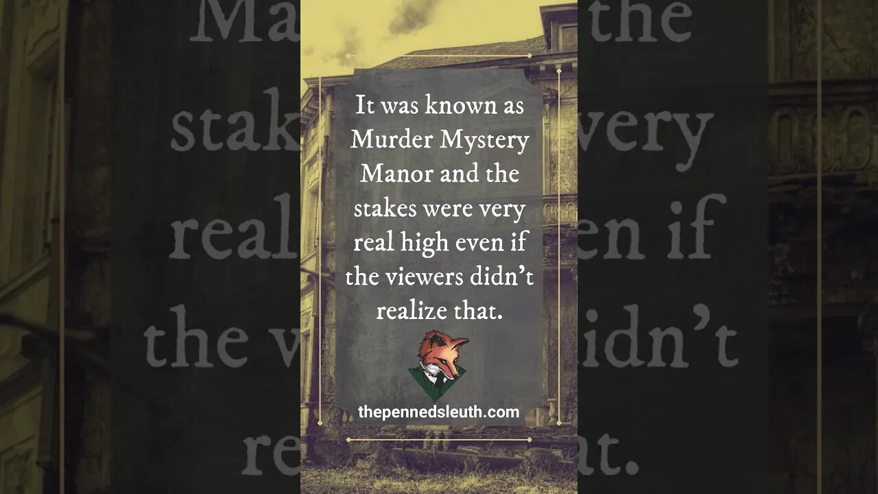 Murder Mystery Manor; a game show that takes guts and experience to win... #shorts #shortstory