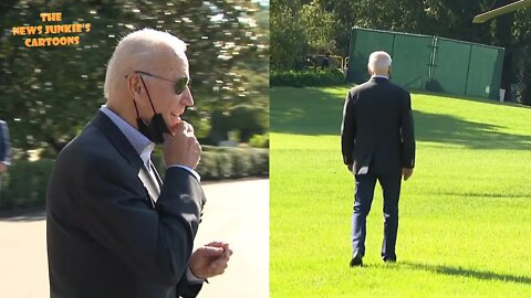 Biden walks away acting like 'too many questions, I'm outta here.'