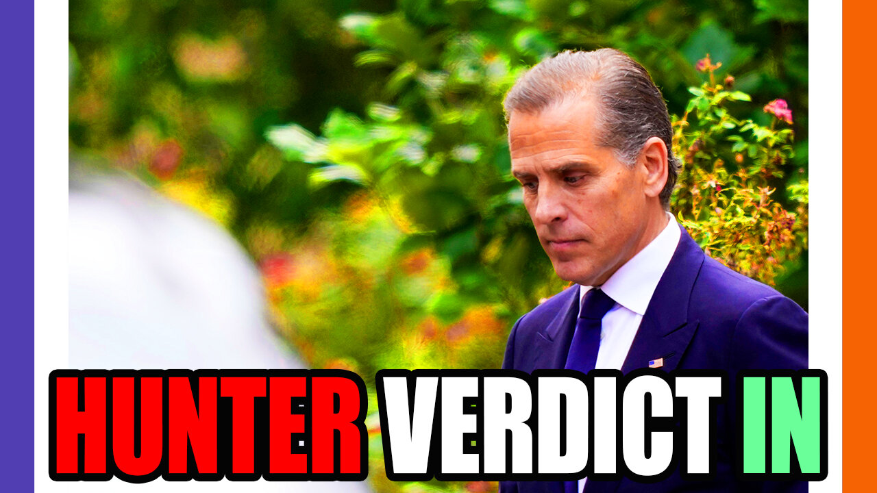 🚨BREAKING: HUNTER BIDEN VERDICT IN 🟠⚪🟣