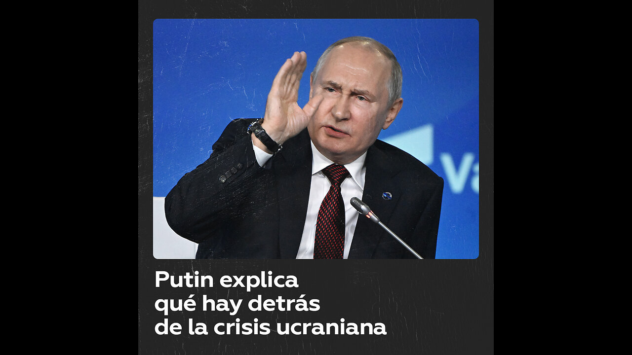 La crisis ucraniana “no es un conflicto territorial”, afirma Putin