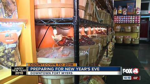 Downtown Businesses Prepare for New Year's Eve in Fort Myers