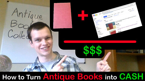 How to List Antique Books on EBAY the Easy Way - How to Make an eBay Listing