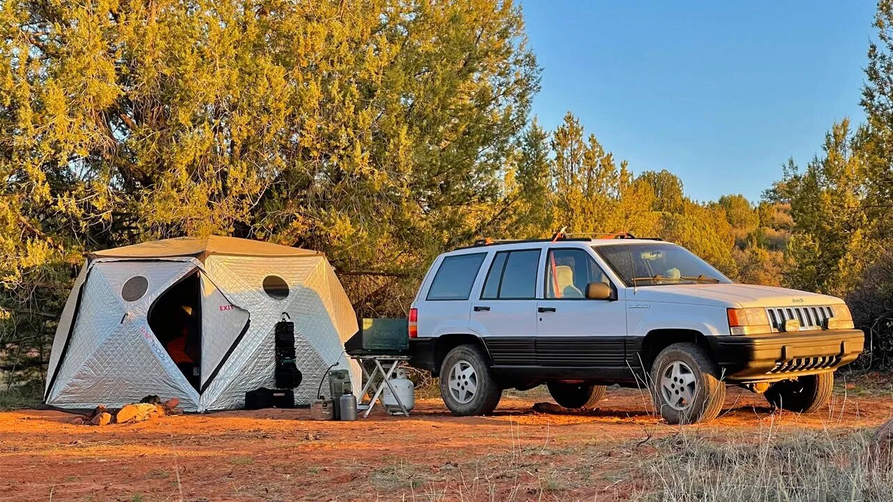 Shiftpod 1 Year Review - FASTEST SETUP TENT - Truck Camping in Sedona