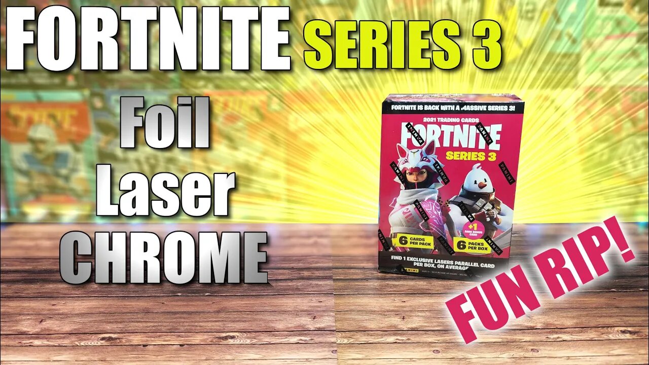 FORTNITE Series 3 Blaster Box | A Fun Cheap Rip with HIT Potential - CHROME and FOIL pulled!