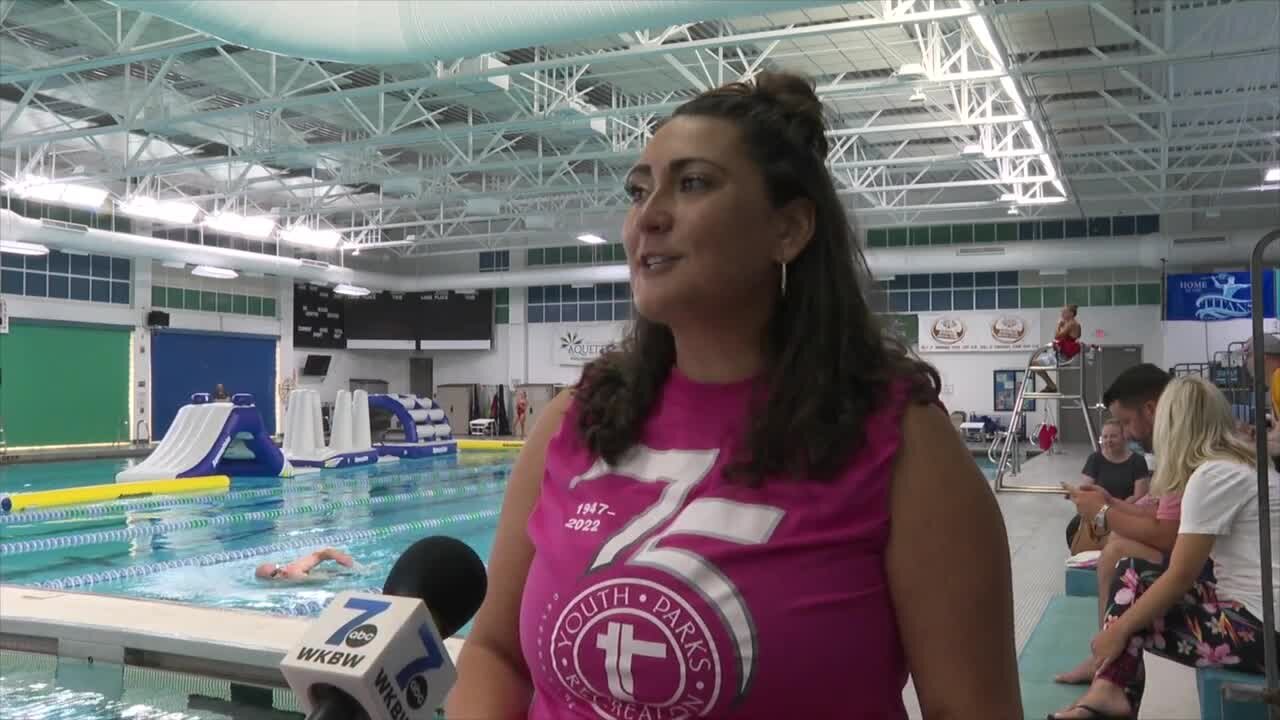 Free swim event at Tonawanda aquatic center