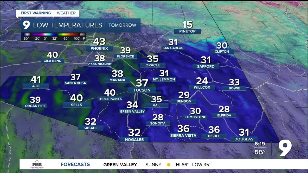 An unsettled weather patter returns to southern Arizona