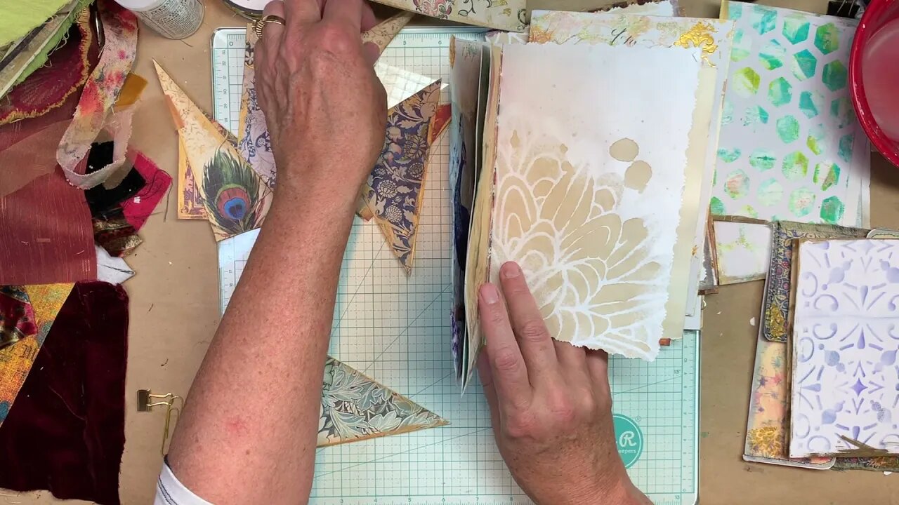 #11 Esther Journal Adding the pockets