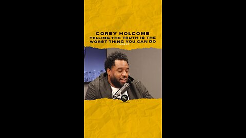 #coreyholcomb Telling the truth is the worst thing you can do . 🎥 @wgcimorningshow