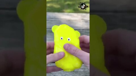 Slime mystery squishy sensory fun! 😂#shorts #oddlysatisfying#mysterysquishybears#youtubeshorts