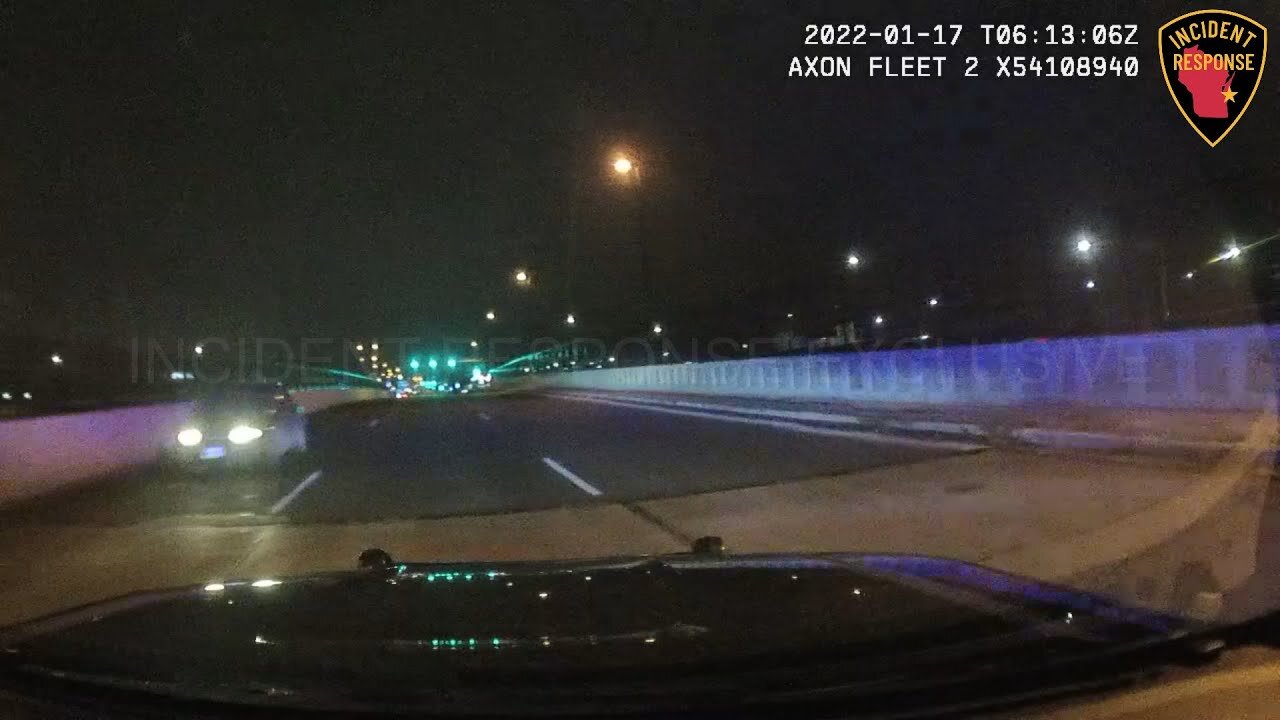 Dash Cam: Milwaukee Police Encounter Wrong-Way Driver