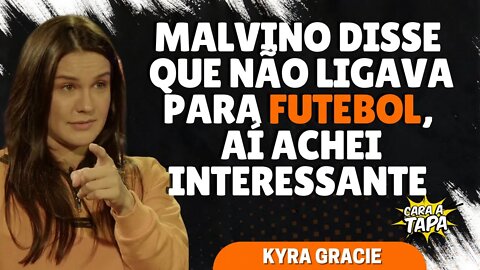 O FUTEBOL FEZ A PAIXÃO DE KYRA GRACIE E MALVINO SALVADOR AUMENTAR DE UMA FORMA DIFERENTE