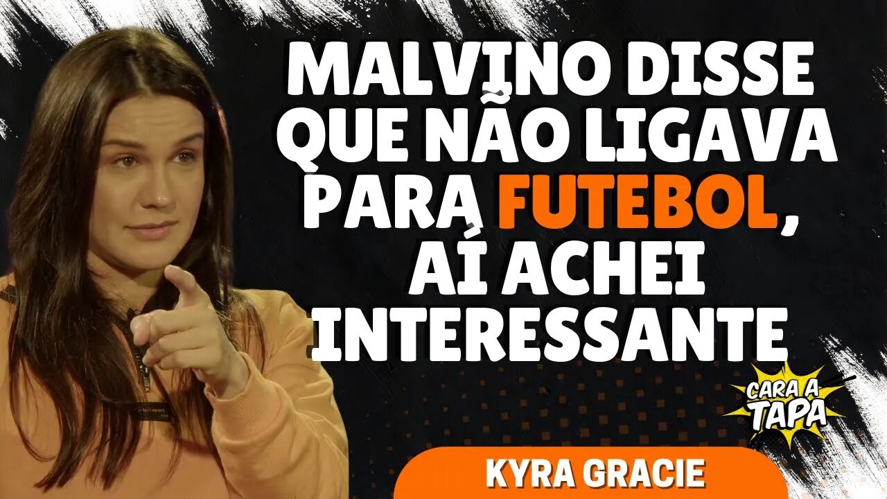 O FUTEBOL FEZ A PAIXÃO DE KYRA GRACIE E MALVINO SALVADOR AUMENTAR DE UMA FORMA DIFERENTE