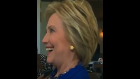 Hillary Clinton possessed by Woody Woodpecker