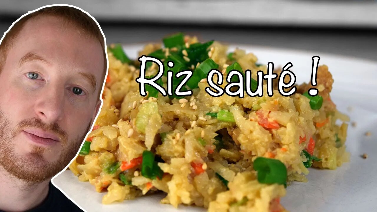 5 minutes Riz Sauté Oeufs, Poulet + Ingrédient SECRET 🤫