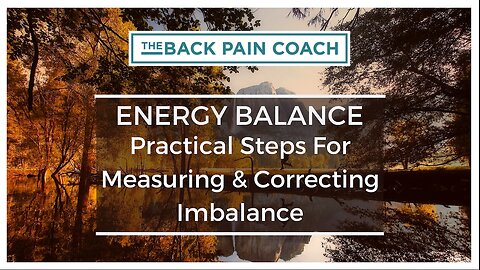 Energy Balance - Part 2