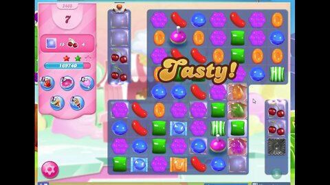 Candy Crush Level 2465 Audio Talkthrough, 3 Stars 0 Boosters