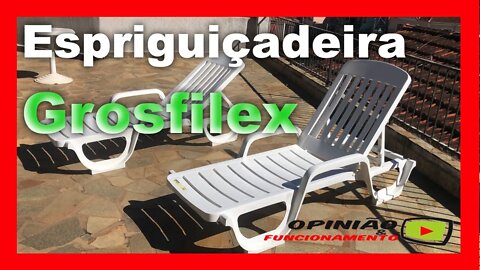 Espreguiçadeira Para Piscina - Grosfilex