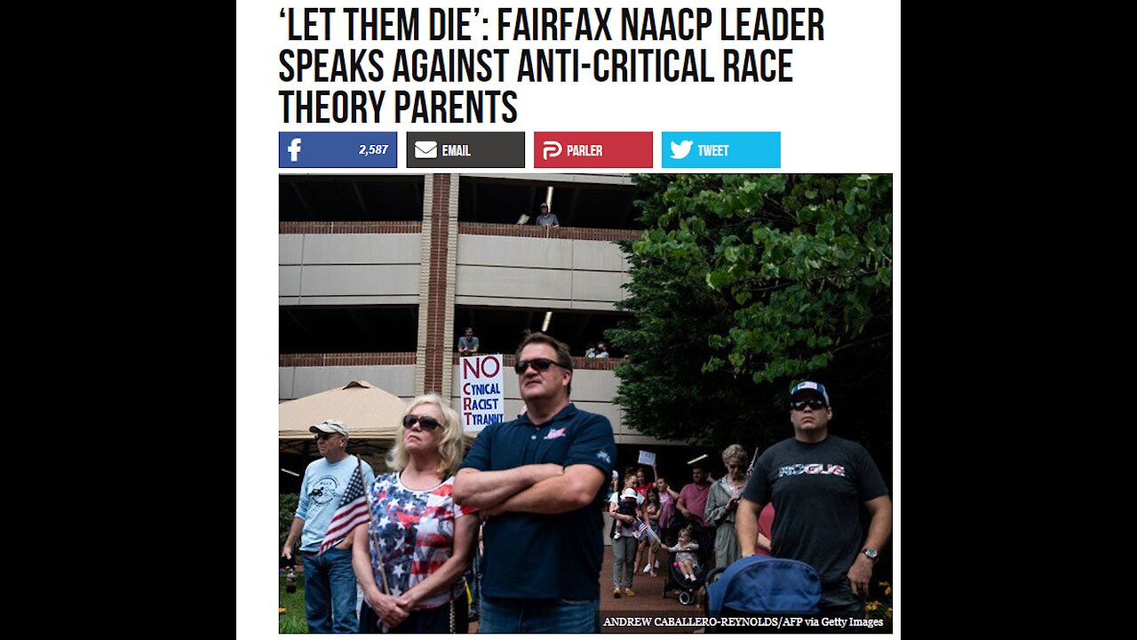 NAACP V.P. To Parents Protesting Critical Race Theory: "Let Them Die"