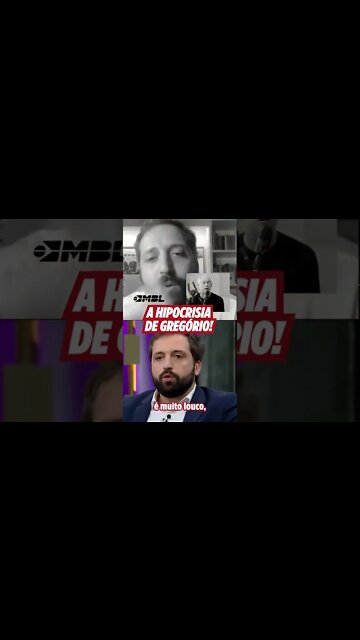 A HIPOCRISIA DE GREGORIO DUVIVIER! | #Shorts do MBL