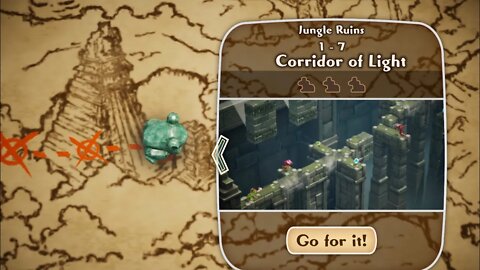 Frogger and the Rumbling Ruins-Jungle Ruins 1-7 Corridor of Light