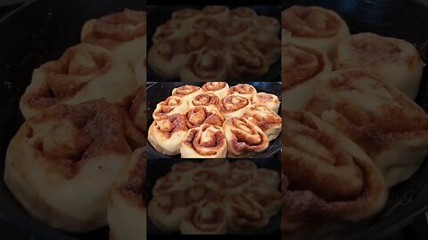 Sourdough Cinnamon Rolls (WILD SOURDOUGH) #shorts