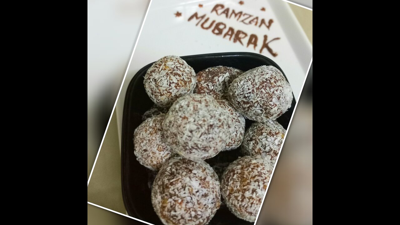 Special Date Balls Recipe by MFS CUISINE. #dateballs #dates #mfscuisine