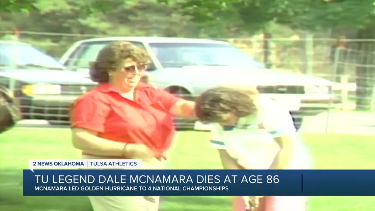 TU legend Dale McNamara dies at age 86