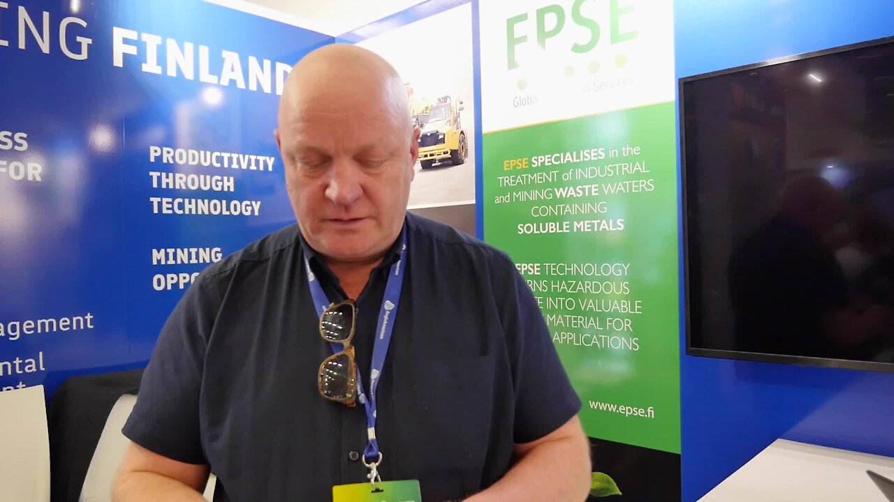 SOUTH AFRICA - Cape Town - Investing IN african Mining Indaba - Finnish company specializes in mining waste water treatment (Video) (YFH)