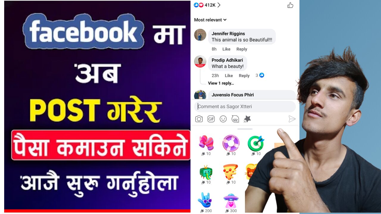 Facebook Update Aba POST Garera INCOME Garna Milne | FB Star Feature on Post #sagarxettri