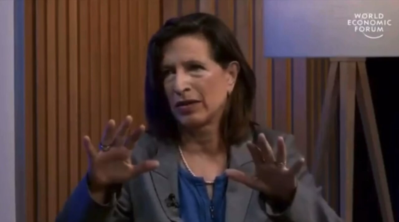 "WEF" lady says that they own the science...