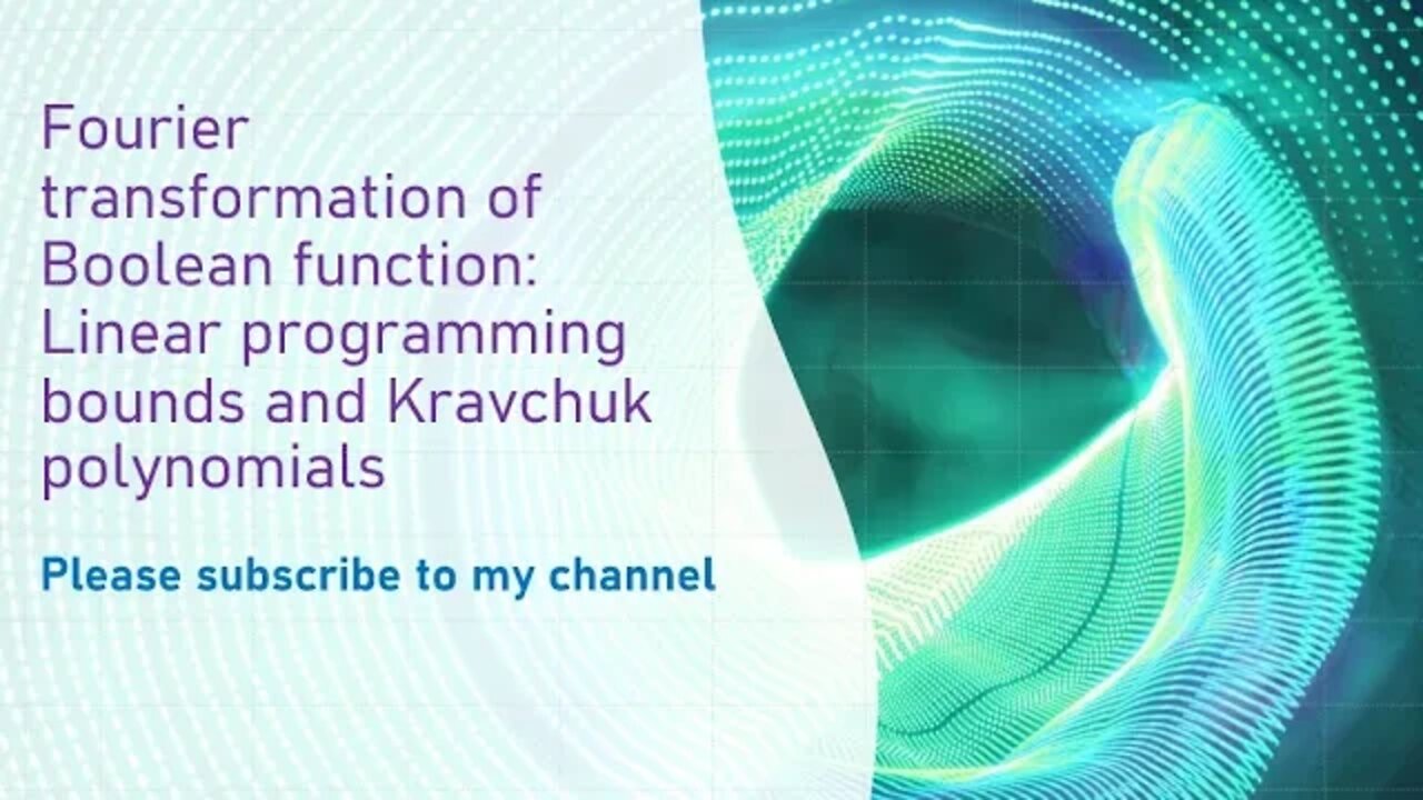 Fourier transformation of boolean function: Linear programming bounds and Kravchuk polynomials