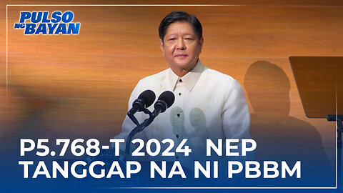 Kopya ng P5.768-T 2024 National Expenditure Program, natanggap na ni Pang. Marcos