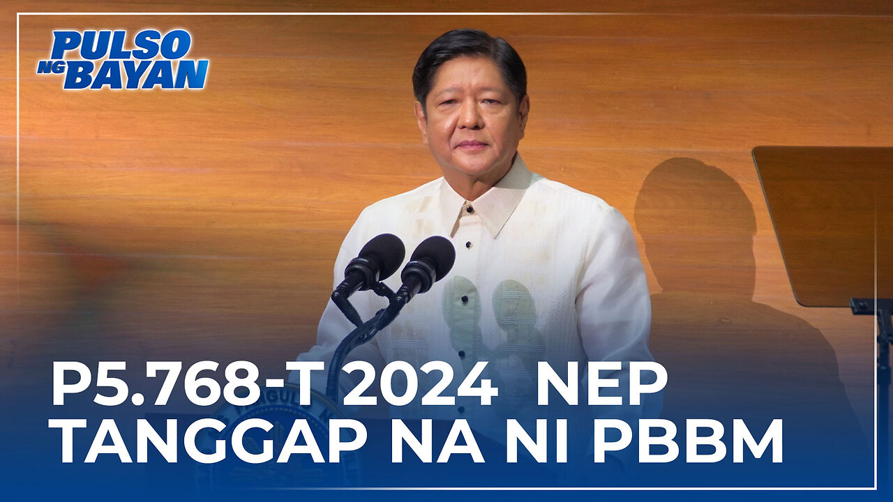 Kopya ng P5.768-T 2024 National Expenditure Program, natanggap na ni Pang. Marcos