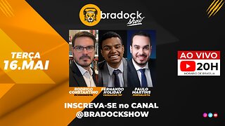 Bradock Show: 16/05/23 - Rodrigo Constantino, Fernando Holiday e Paulo Martins.