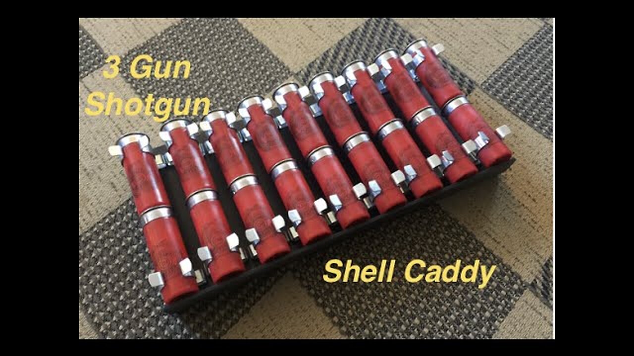 3 Gun competition...How to build a Shotgun Shell Caddy