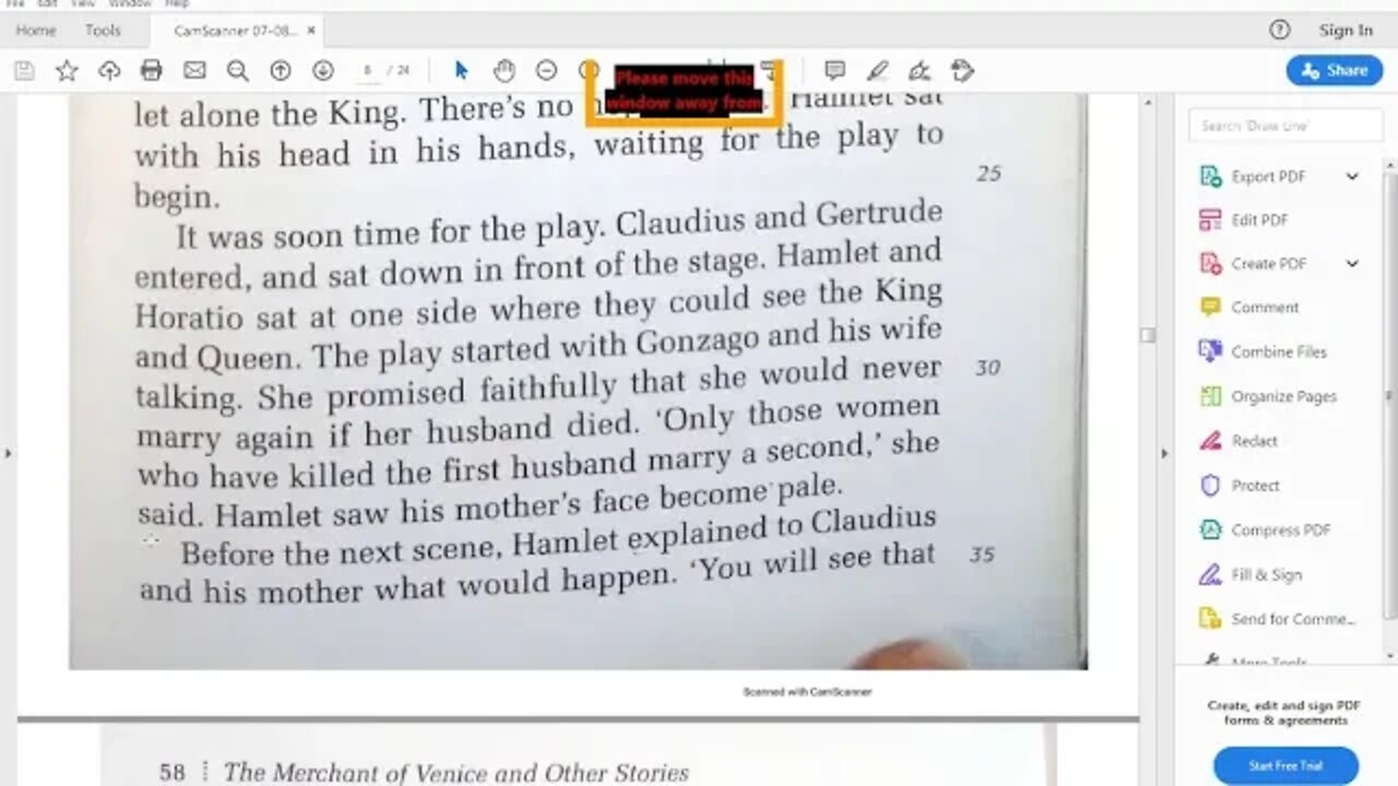 Class 7th English HAMLET LECTURE 6 21 07 2020