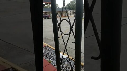 #gangstalking motel neighbor leaves out exactly when I do