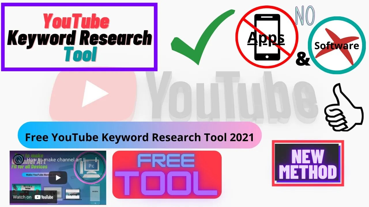 Free You Tube Keyword Research Tool || Free Tools 2021 #QisaqTech