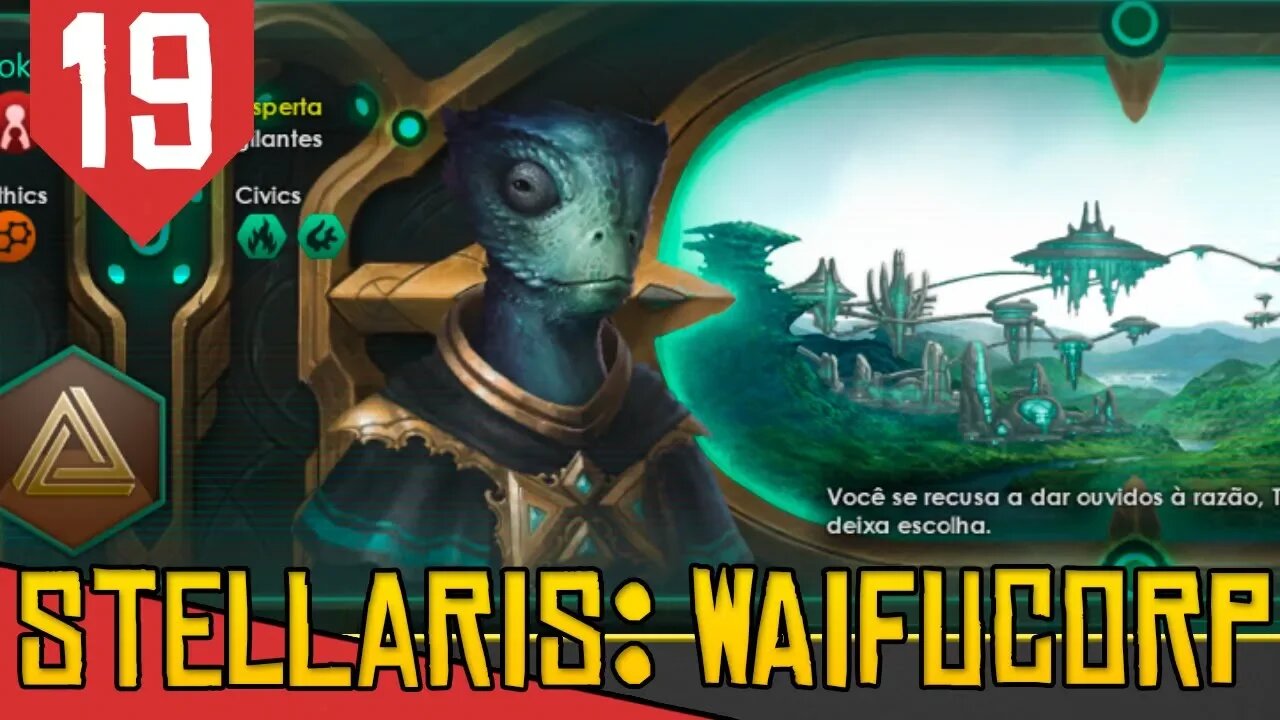 AMEAÇA dos IMPÉRIOS CAÍDOS - Stellaris Waifu #19 [Série Gameplay Português PT-BR]