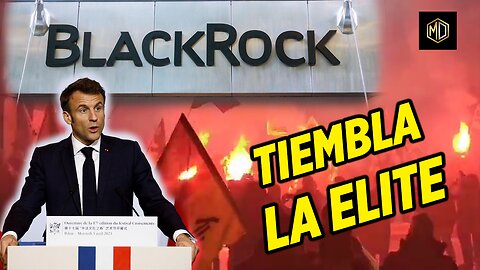 🔥 Manifestantes ASALTAN la sede de BlackRock (los "DUEÑOS del MUNDO") en París