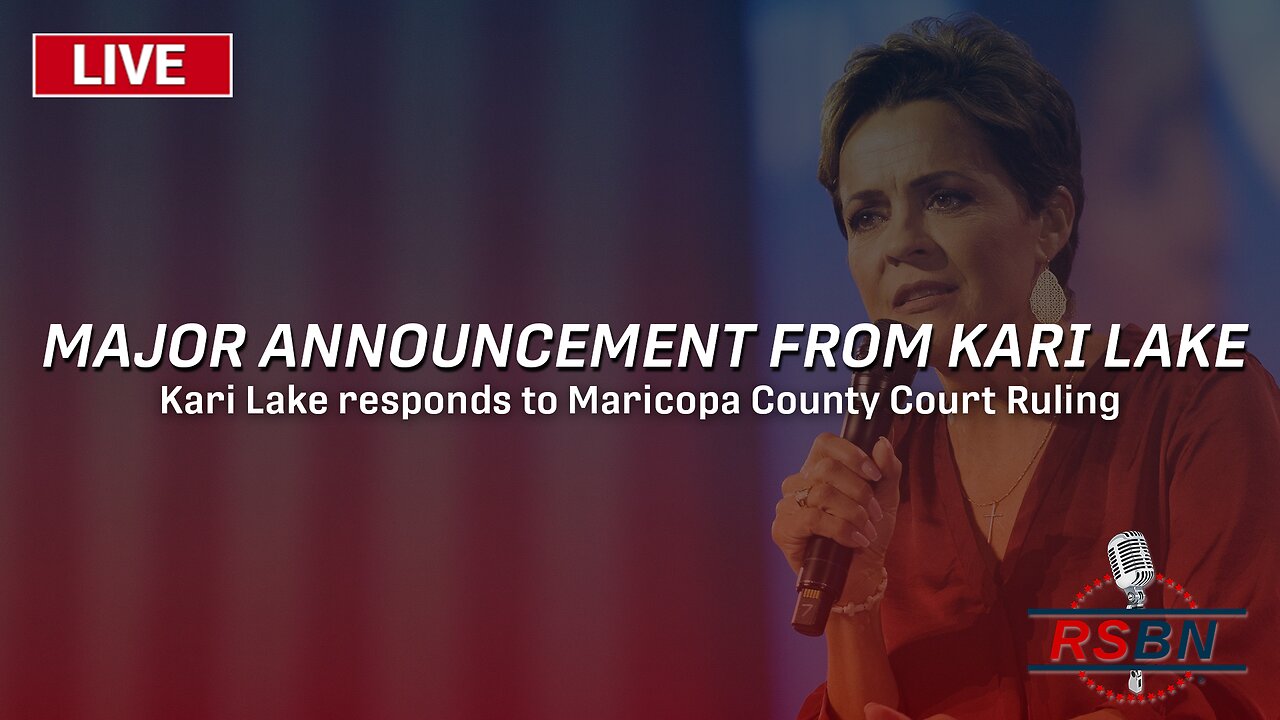 LIVE: Kari Lake Makes Major Announcement - 5/23/23