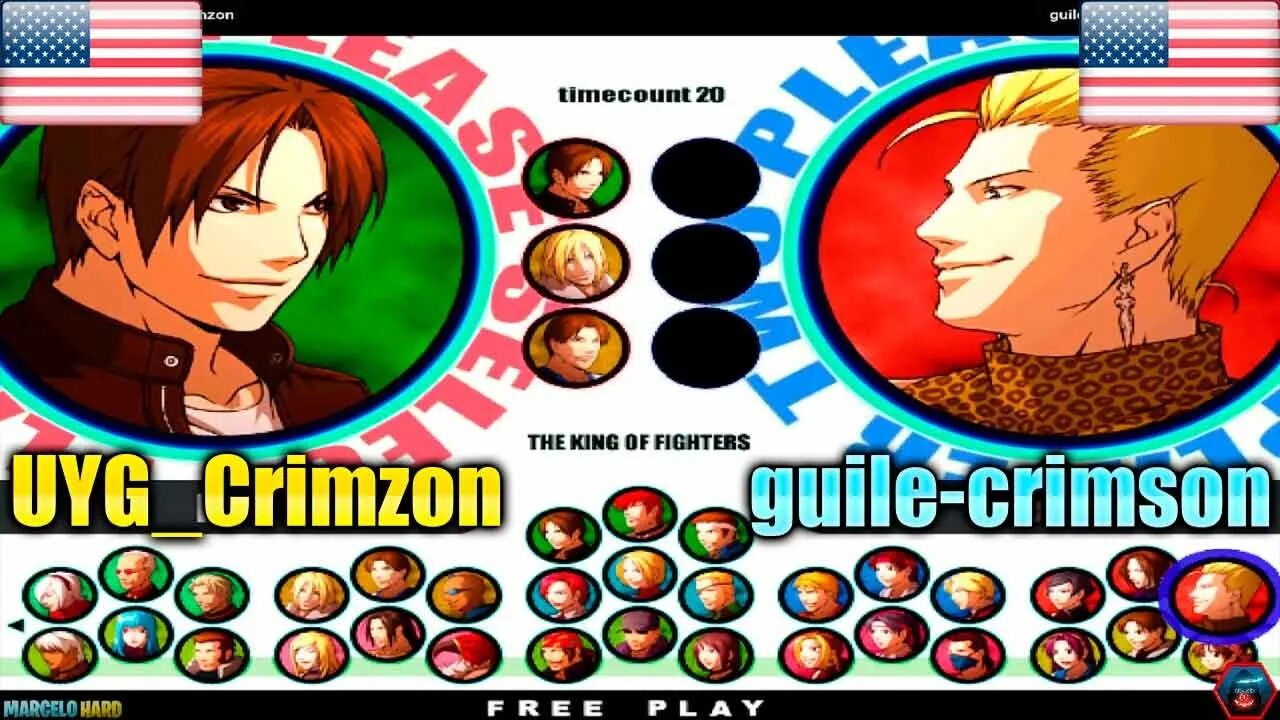 The King of Fighters XI (UYG_Crimzon Vs. guile-crimson) [U.S.A. Vs. U.S.A.]