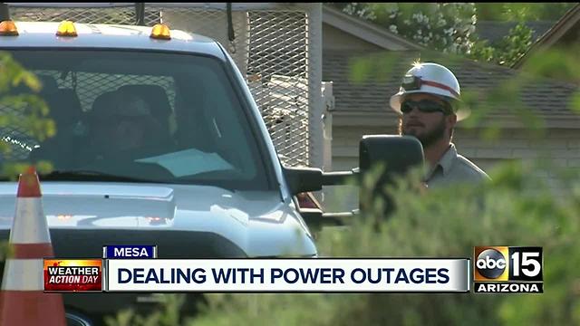 Homeowners left without electricity during peak of Arizona heat