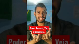 Poder Pessoal, Veja o Completo Aqui no Canal