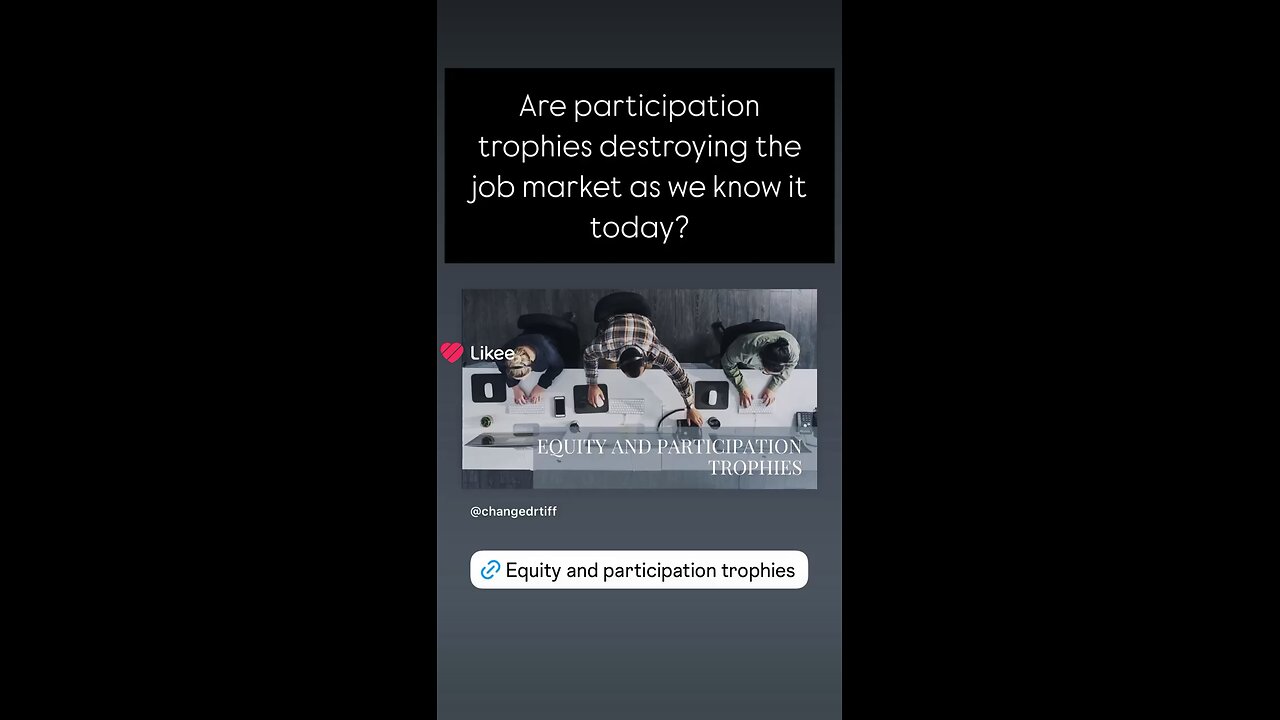 Equity and Participation Trophies