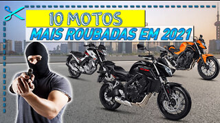 10 Motos mais roubadas