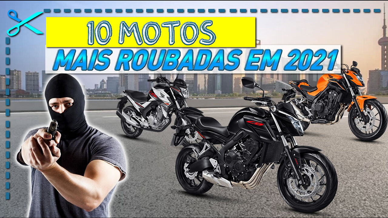 10 Motos mais roubadas